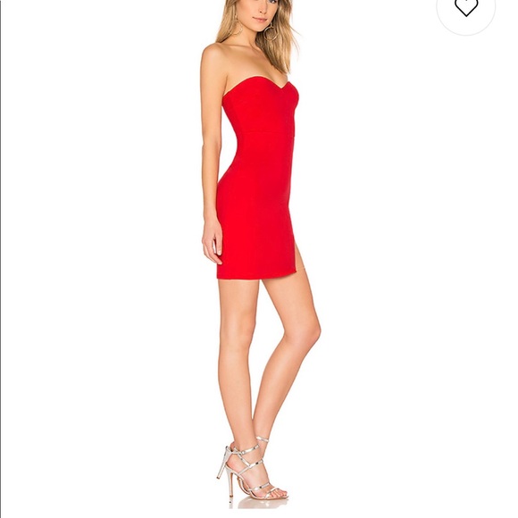 COPY - NBD Red Rose Mini Dress - Picture 2 of 5